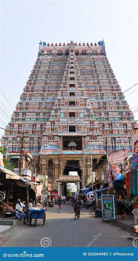Raja Gopuram Tower Murudeshwar Karnataka India Stock Photo