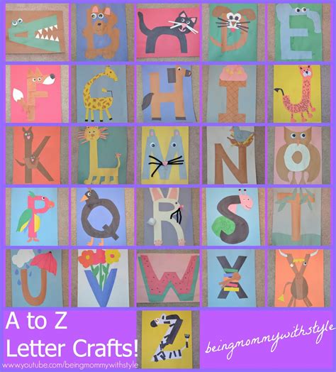 Moms Got A Brand New Bag Preschool Alphabet Letter Crafts A Through Z