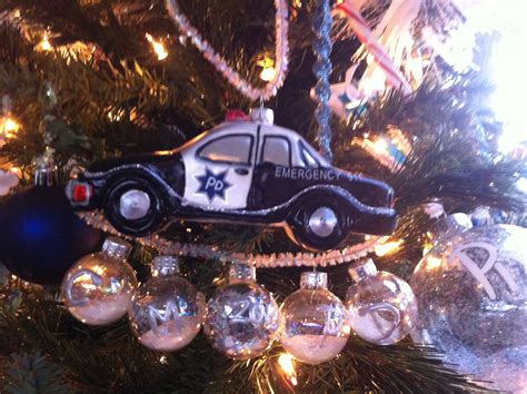 Police Ornament I Made This Two Nights Ago For Christmas Contest The