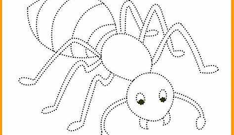 Free Dotted Printable for kids: Dotted Ant activity