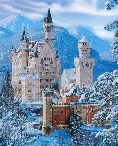 Fairytale Castle 🏰 ️ Neuschwanstein Castle Germany Photo By