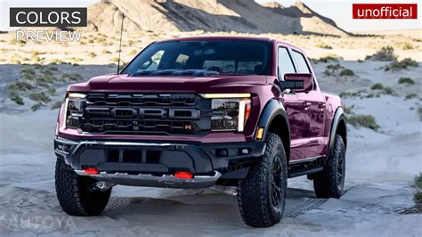 2024 Ford F 150 Raptor R Unofficially Shows Its Colorful Goodies Inside