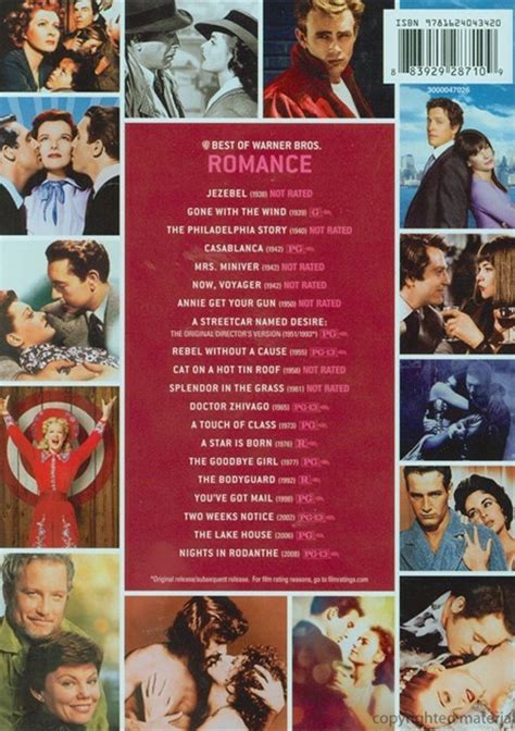 Best Of Warner Bros 20 Film Collection Romance Dvd Dvd Empire