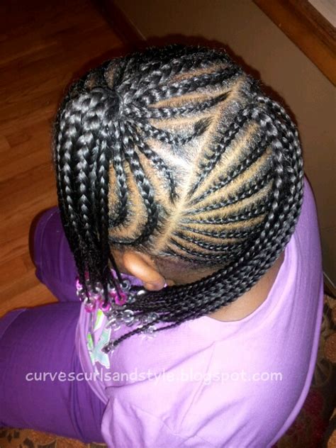 To create triangle braid hairstyle, follow below steps Curves Curls & Style: Natural Hair: Braid Styles for Kids