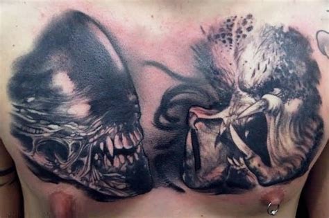 Search results for alien vs predator. 51 Deadliest Predator Tattoo Designs, Ideas For Men ...