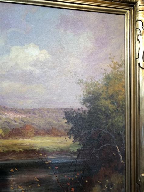 Robert Wood Texas Hill Country Landscape Painting For Sale At 1stdibs