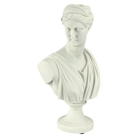 Greek Diana Of Versailles Bonded Marble 125 Sculptural Bust By Artist