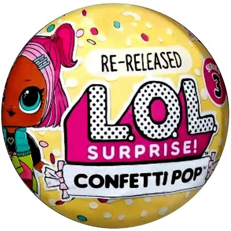 Lol Surprise Re Released Series 3 Confetti Pop Dawn Mystery Pack