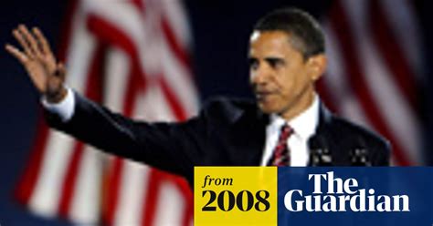 Barack Obama Gives His First Speech After Being Elected Us President Us News The Guardian
