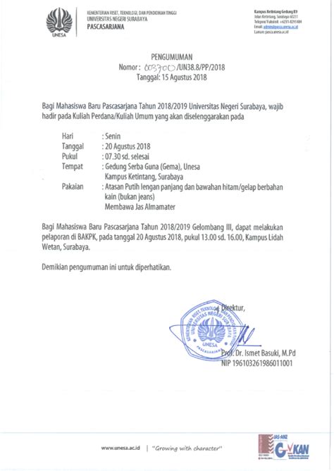 Surat Izin Dari Atasan Untuk Kuliah - Contoh Seputar Surat