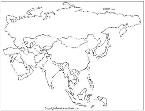 Asia Blank Map World Map Blank And Printable Asia Map Blank World
