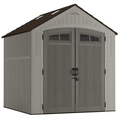 Craftsman Cmrxrssc7750 7ft X 7ft Resin Storage Shed With Gable Roof