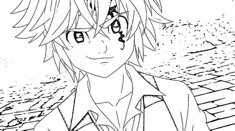 Meliodas (Nanatsu no taizai) para colorear e imprimir