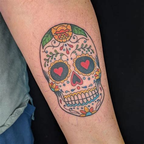 Calavera Skull Tattoo By Cbombtattoo