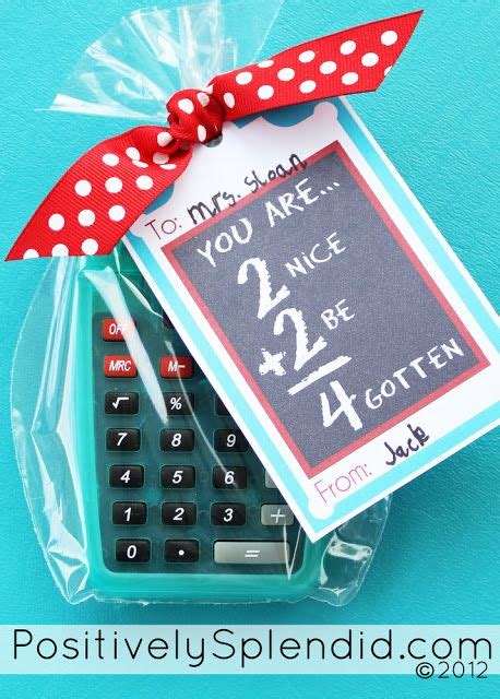 Personalized Calculators Free Printables Teacher Appreciation T