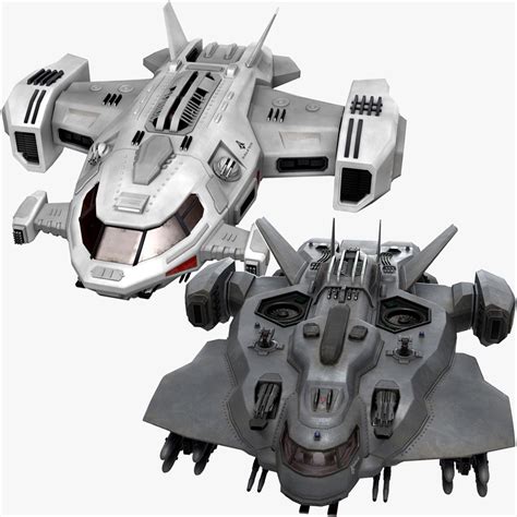 Sci Fi Dropships Sammlung 3d Modell 199 Max C4d Fbx Ma Obj Free3d