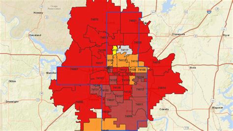 Most Of Tulsa County At Severe Risk Levels Or Higher Per Latest Covid Map