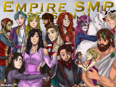 Empires Smp Members Ft Hermes And Ariana Goate [og Fanart] R Empiressmp