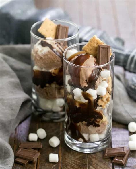 Request bubbies ice cream on westock. S'mores Ice Cream Sunday - That Skinny Chick Can Bake