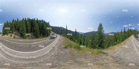 360° View Of West Of Lolo Pass On The Lolo Pass Highway Alamy