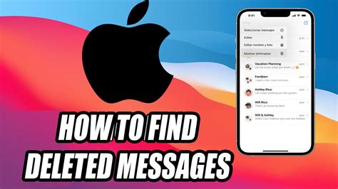 How To Find Deleted Messages On Iphone Youtube