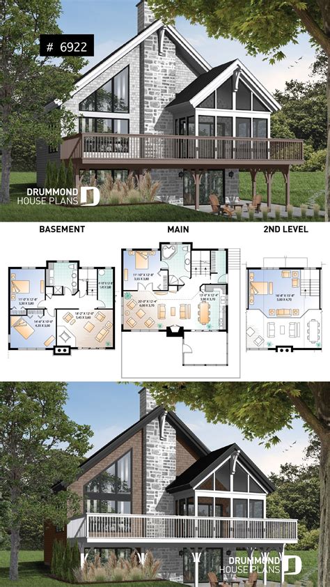 Pin On Mountain And Ski Chalet Home Plans