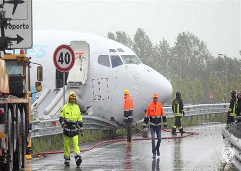 Cargo Plane Skids Off Runway and Crashes into Highway