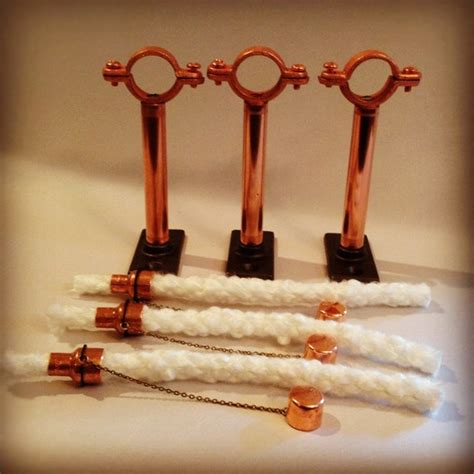 Items Similar To Set Of 6 Copper Wine Bottle Tiki Torch Mounting