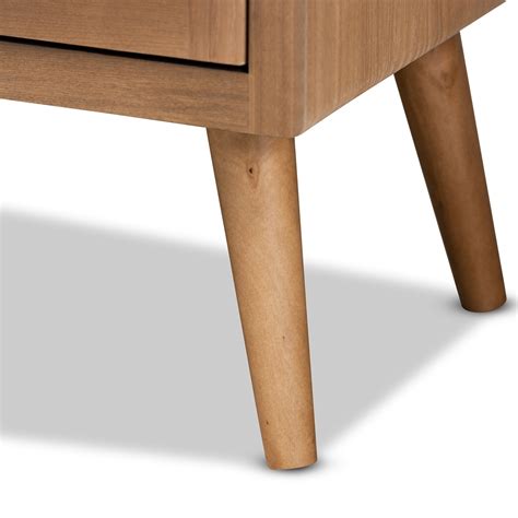 Fast shipping & expert advice. Baxton Studio Alina Mid-Century Modern Medium Oak Finished ...