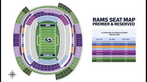 Los Angeles Rams Sofi Stadium Seating Chart Stadium Seating Chart