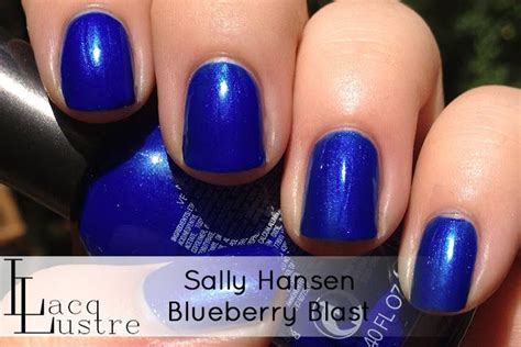 Sally Hansen Blueberry Blaze Swatch Sally Hansen Nail Polish Nail