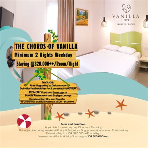 Weekday Promo Vanilla Hotel