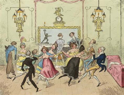 Moulinet Elegances Of Quadrille Dancing Relief By George Cruikshank
