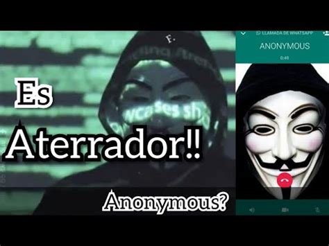 Anonymous Revela Un Secreto Fuera De Serie Youtube
