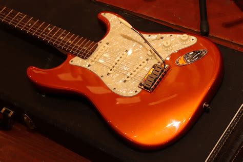 Fender 50th Anniversaryamerican Deluxe Stratocastercandy Tangerine