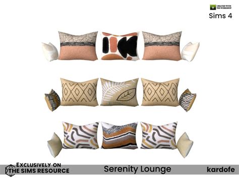 The Sims Resource Serenity Loungecushions