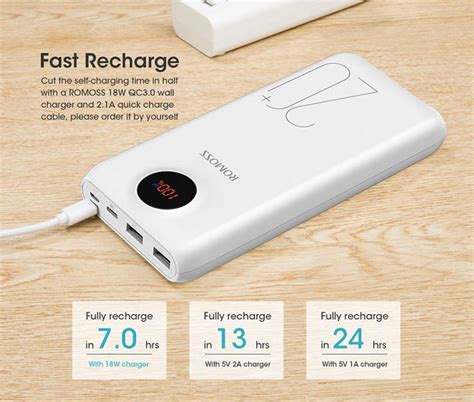 Xiaomi portable power bank 10400mah (оригинал). Romoss SW20 Pro 20000 mAh Power Bank (White) · One Victrix