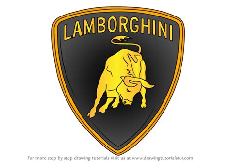Download High Quality lamborghini logo drawing Transparent PNG Images