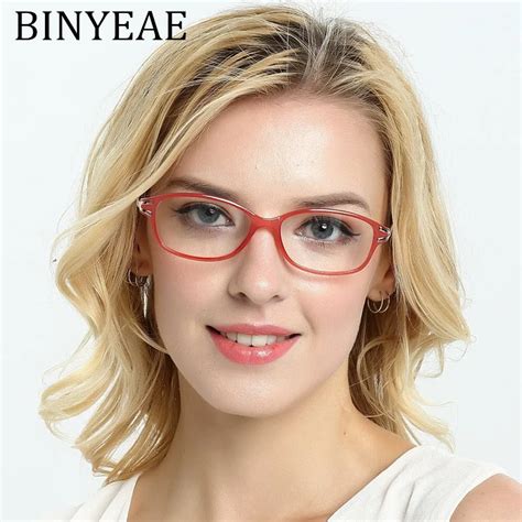 binyeae fashion woman small frame acetate frame man and woman prescription eyeglasses frame in