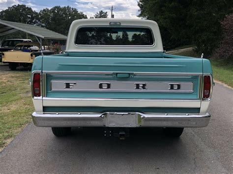 1968 Ford F100 Pickup Blue Rwd Manual Ranger For Sale Ford F100 1968