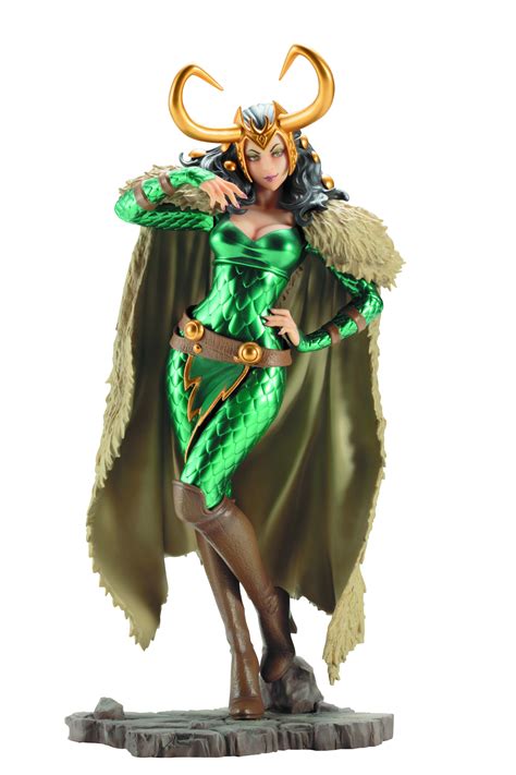 Sep162765 Marvel Lady Loki Bishoujo Statue Previews World