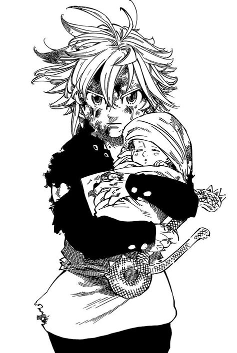 Official english twitter page the seven deadly sins: Nanatsu no Taizai Meliodas and infant Elizabeth | Manga ...