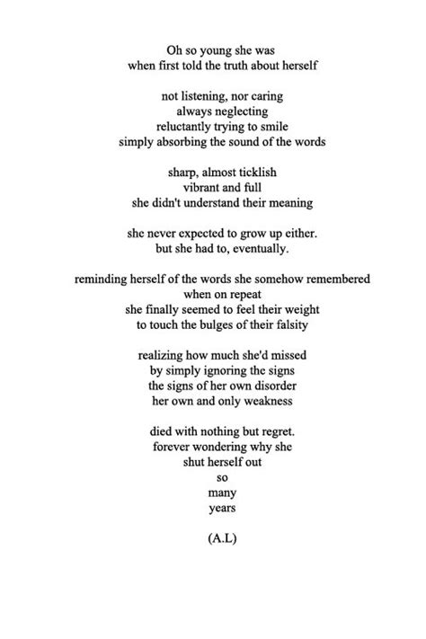 eating disorder poems