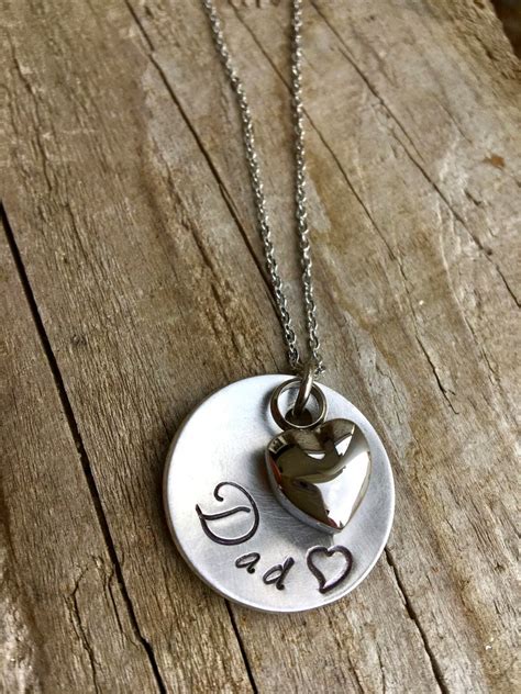 Personalized Cremation Urn Necklace Dad Memorial Necklace | Etsy