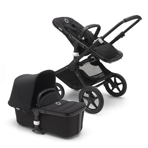 Buy Bugaboo Fox Complete Full Size Stroller Black Fully Loaded Foldable Stroller With