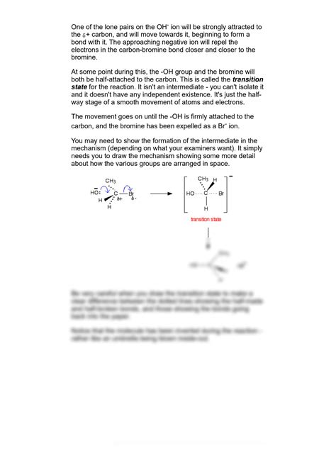 SOLUTION Explaining Nucleophilic Substitution Between Halogenoalkanes