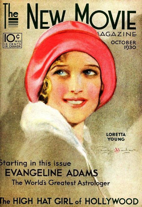 Loretta Young New Movie Magazine October 1930 Cover Photo United States