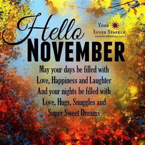 Hello November Sweet November Quotes Hello November November Quotes
