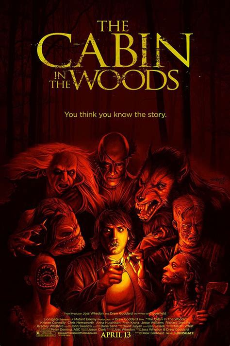 The Cabin In The Woods 2011 700 X 1050 Classic Horror Movies