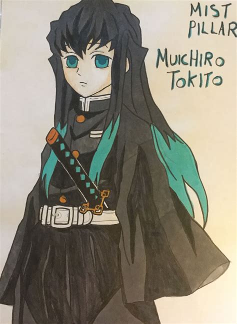 Muichiro Tokito Anime Character Drawing Anime Sketch Character Drawing
